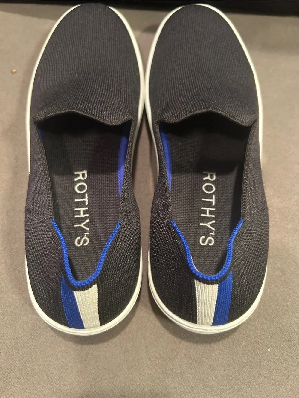 Rothy's The Original Slip On shoes in Black. Women’s Size 9